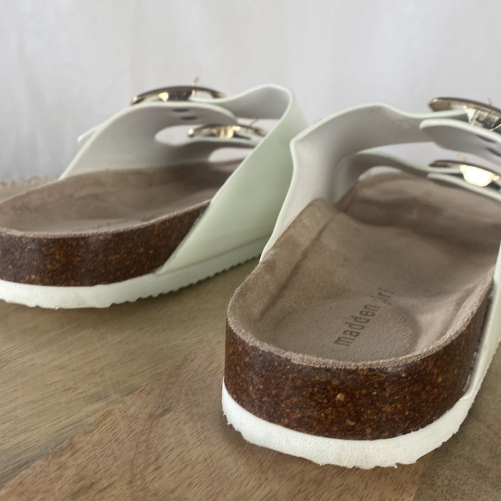 Madden Girl Women's Bodie Two Strap Footbed Sandals - Picture 4 of 8
